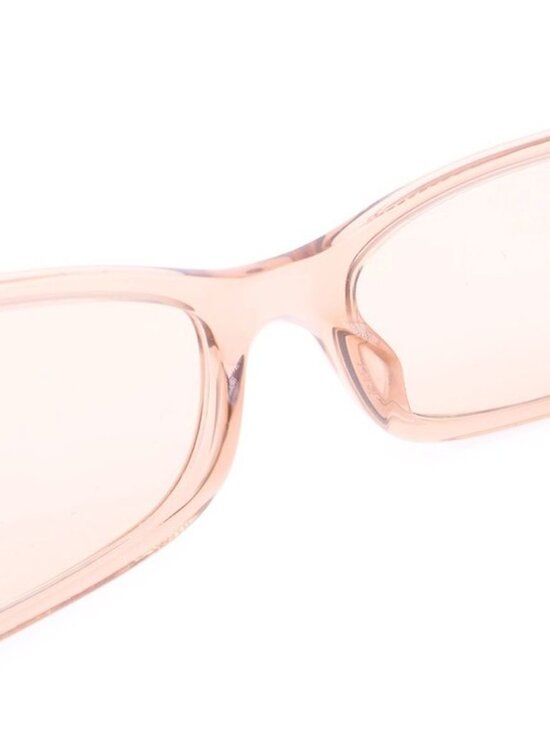 Bvlgari Rhinestone Square Sunglasses Brown Eyewear